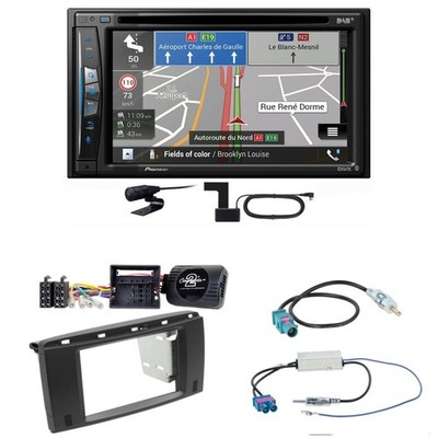 Pioneer AVIC-Z730DAB USB DAB+ MP3 Digitalradio Einbauset für Mercedes R W251