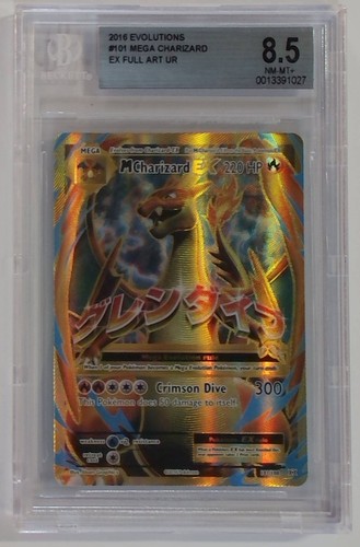 M Charizard-EX graded BGS 8.5 for sale on eBay