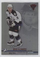 2001-02 Pacific Private Stock Titanium Red 59/94 Brad Richards #127 4f5