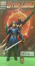 Marvel Legends STAR-LORD *PERSONALIZADO* como WALMART EXC. + LEGENDARY STAR-LORD # 001*