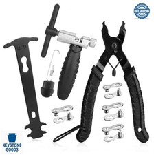 Bike Chain Tool Kit 6-12 Speed Chain Breaker Link Pliers Wear Indicator Repair