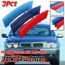 Abdeckung Streifen Clips 3 Farben K�hlergrill Aufkleber F�r BMW 7ER E66 2002-05