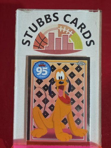Pluto [Orange] #PL-1 2025 Topps Chrome Disney Pluto Anniversary card
