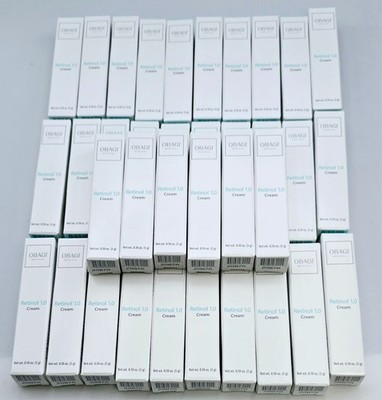 OBAGI Retinol Cream 1.0 0.18 oz (5g) x 36 Bottles (180 g) Travel Size Brand New