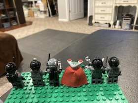 6 LEGO Space Police 3 Squidman Officer Minifig Lot 5 5984 5983 5982 5981 5969