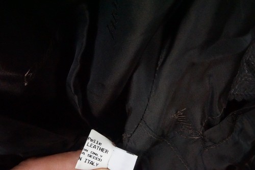 Chaqueta Deportiva De Ante De Cuero Marrón Brioni Talla 54 EU 44 US - Imagen 10 de 10