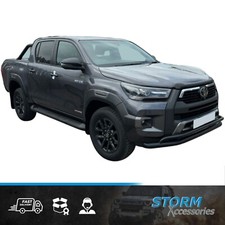 SPOILER BAR CITY BAR NUDGE BAR IN BLACK FOR TOYOTA HILUX MK8 FROM 2016-2026