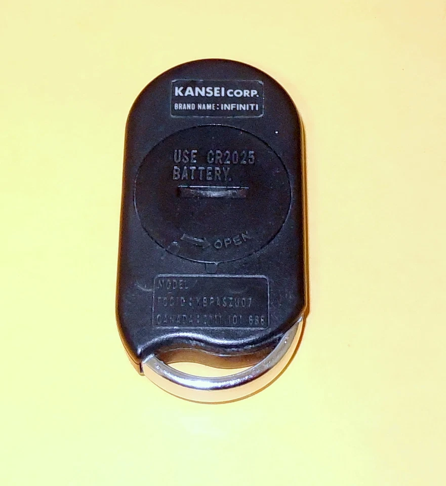 OEM 97 - 01 INFINITI Q45 MANDO A DISTANCIA SIN LLAVE TRANSMISOR KBRASZU07 Foto 2 de 2