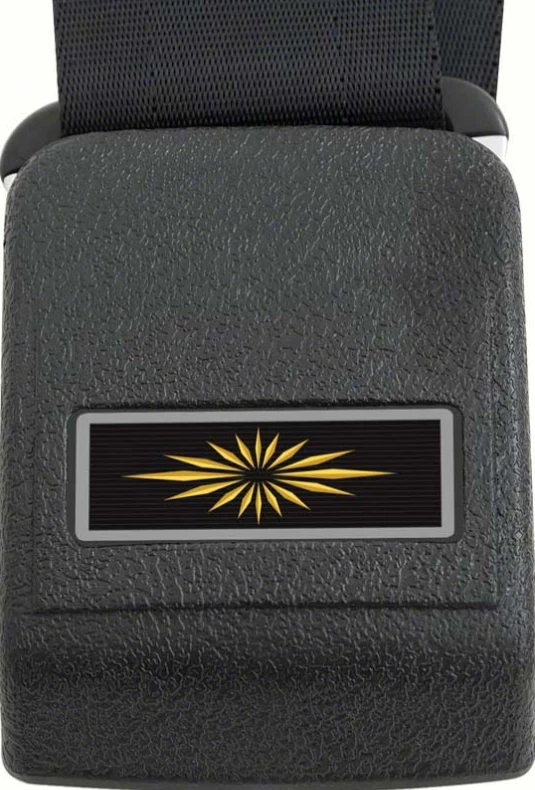 Cinturón de seguridad estándar OER para 1964-1966 GTO Chevelle Nova Bel Air Impala Biscayne Foto 2 de 4