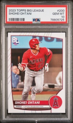 2023 Topps Big League Baseball Shohei Ohtani Card #200 PSA GEM MT
