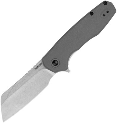 Kershaw Wharf Linerlock A/O Gray 2.88'' 8Cr13MoV Nylon Handle Folding Knife 1414