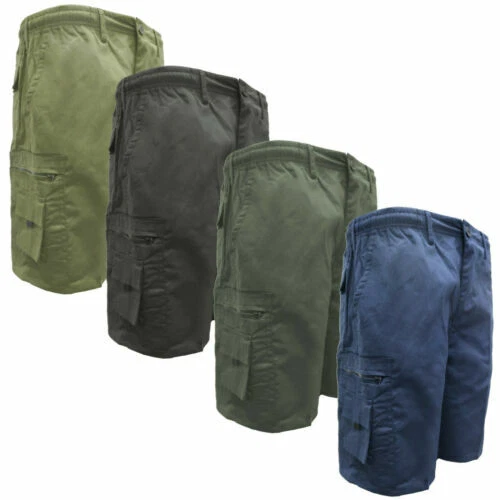 Blue Cotton Shorts for Men