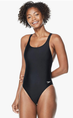 NWT Speedo Women's Swimsuit One Piece Prolt Super Pro Solid Adult Size: 30