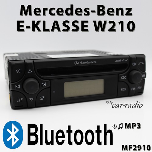 Mercedes W210 Radio Audio 10 CD MF2910 MP3 Bluetooth E-Klasse CD-R Autoradio - Afbeelding 1 van 9