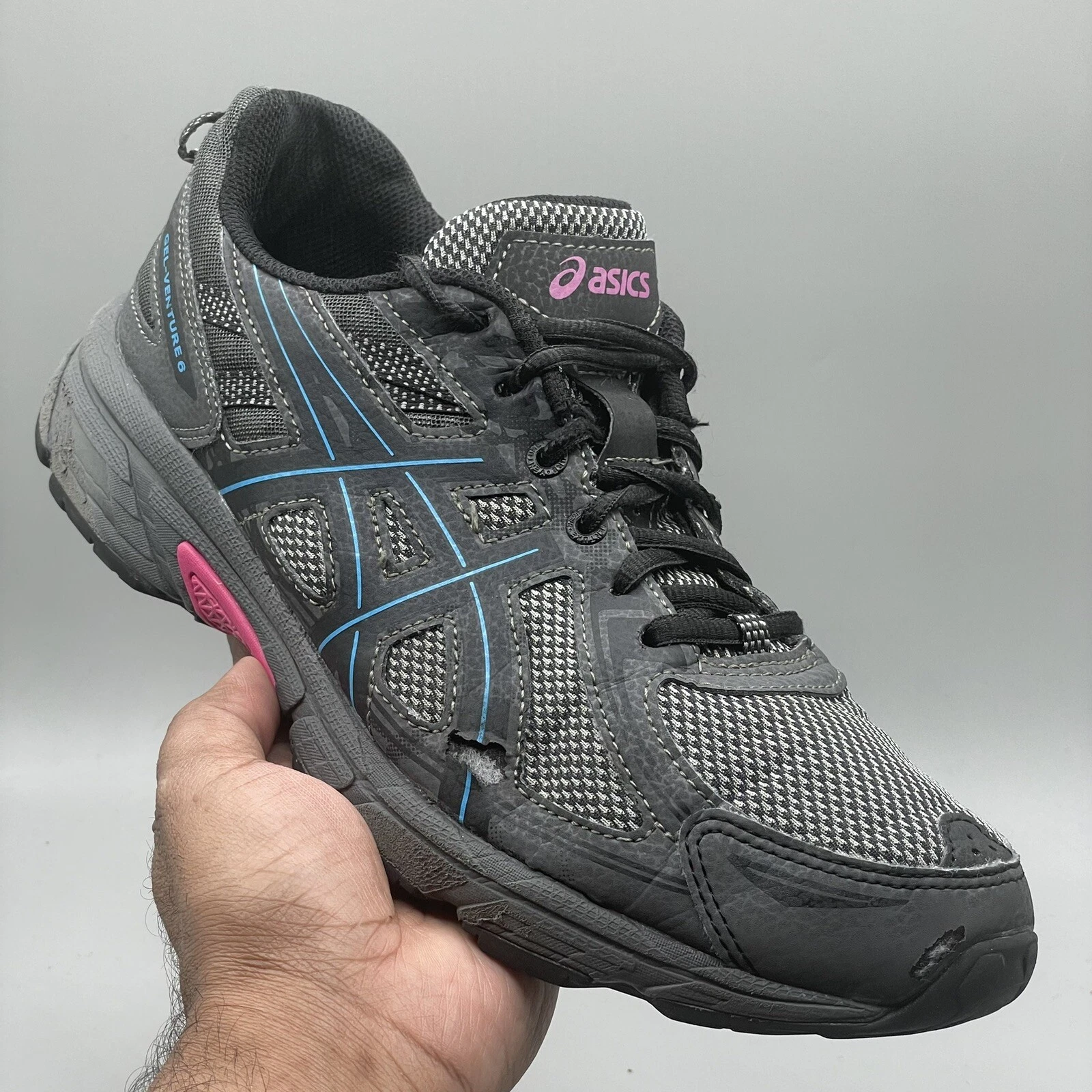 Scarpe sneakers da corsa ASICS donna taglia 11 T7G6Q 9041 Gel Venture 6