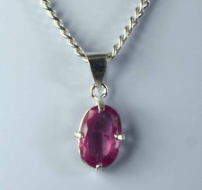 Pink Kunzite Natural Oval 9.45 Ct Gemstone Certified Pendant Rare Collection