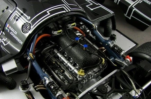 Mercedes Benz LeMans классический гоночный автомобиль гоночный Sauber c9 концепт промо гонщик 1:18 - Изображение 3 из 4