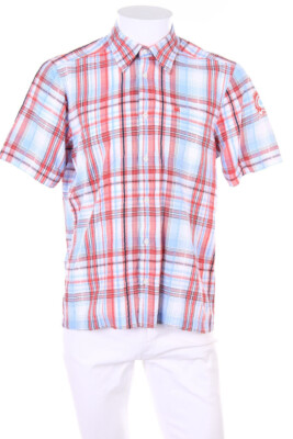 LERROS Kurzarm-Hemd Karo kariert M rot powder blue