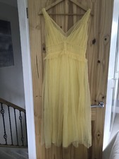 Ladies Zara long dress. Yellow. Size XS. BNWT. Party. Wedding Guest.