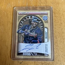 2021 Topps Gypsy Queen - Gypsy Queen Autographs #GQA-RAJ Ronald Acuña Jr. (AU)