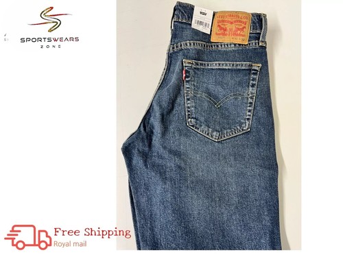Levi 511 Men Jeans Slim Fit Dark Blue Trouser Navy Rock Cod Stretch Denim Jean - Picture 19 of 21