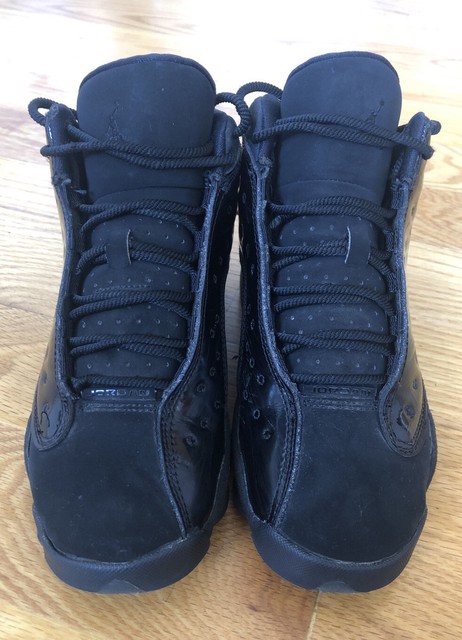 triple black jordan 13