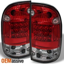 Fits 01-04 Toyota Tacoma Pickup Truck Red Clear Led Tail Brake Lights Leftright