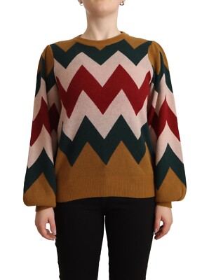 GUARDAROBA Pullover Multicolor Chevron Strickpullover IT42/US8/M UVP 500usd