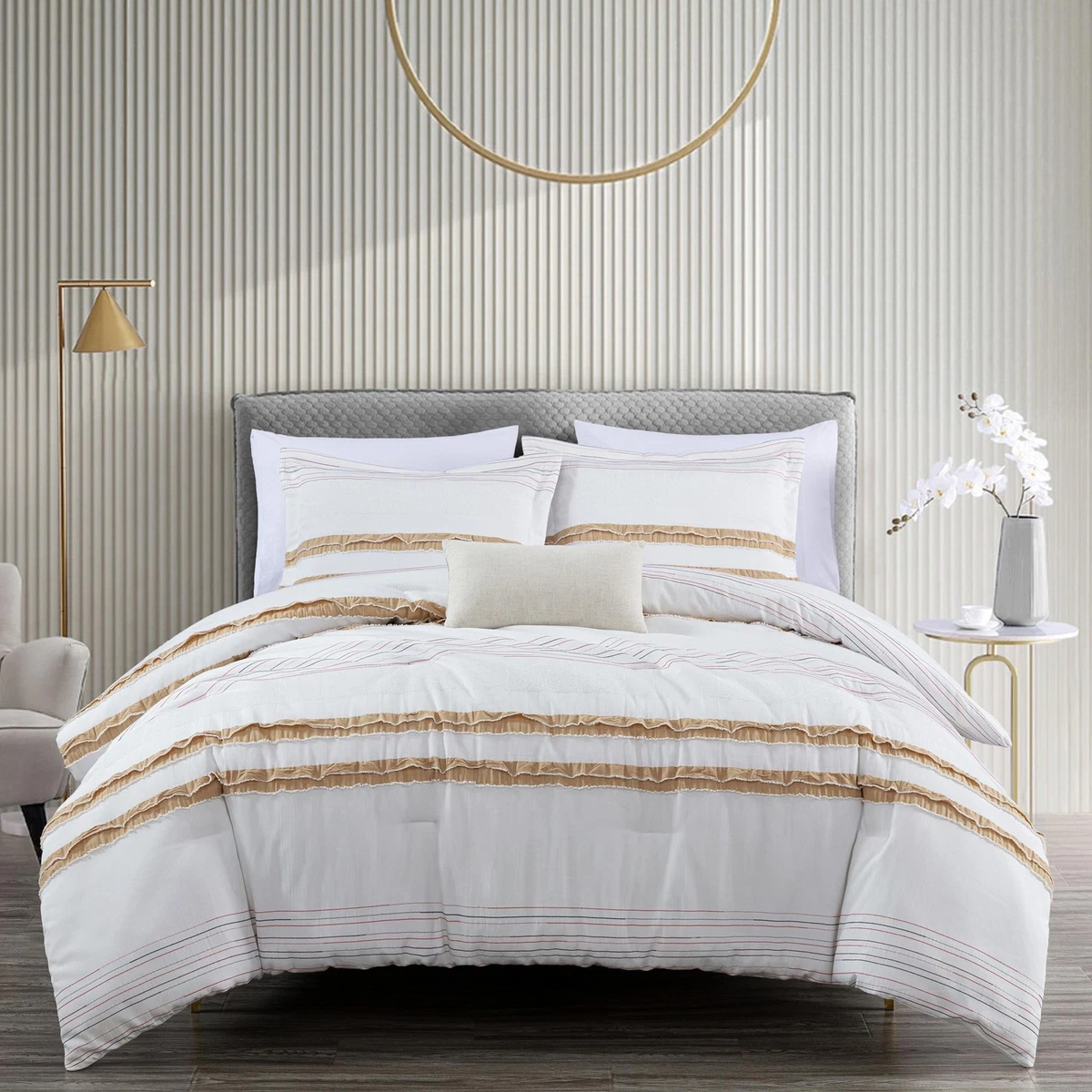 Bedsure – Juego De Edredón De Poliéster Y Trébol Ultrasónico W5 90×96