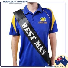 BEST MAN SASH A Bucks Party Essential Reduced To Clear Brand New