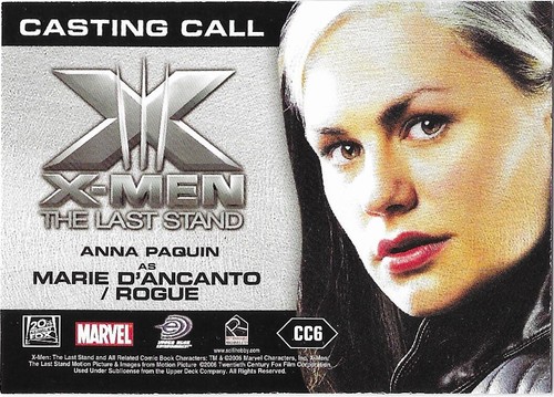 U-Pick - X-Men: The Last Stand - Casting Call Card X-Men 3 The Movie - Picture 6 of 14