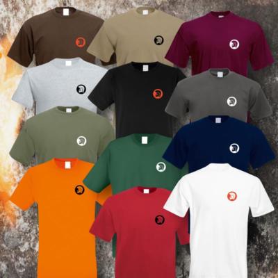 TROJAN HELMET  SMALL T-SHIRT GRÖSSEN S-5XL (12 Farben) 