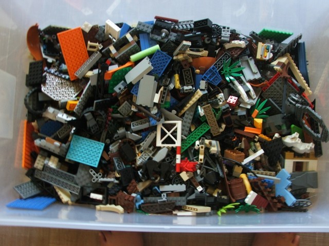 random lego bricks