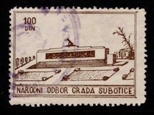 Yugoslavia 100d Subotica Revenue Used - S33712