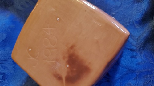 Ceramic Easter Egg Basket Candy Cookie Jar Hand Painted 5 x 5 x 6 3" Deep - Picture 6 of 8