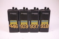 Lot of 4 Motorola GP300 Two Way Radio, No Batteries