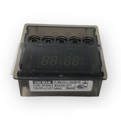 SMEG DIGITAL WATCH TIMER CONTAMINATED 816291317 KITCHEN OVEN 5 BUTTONS OKIDA