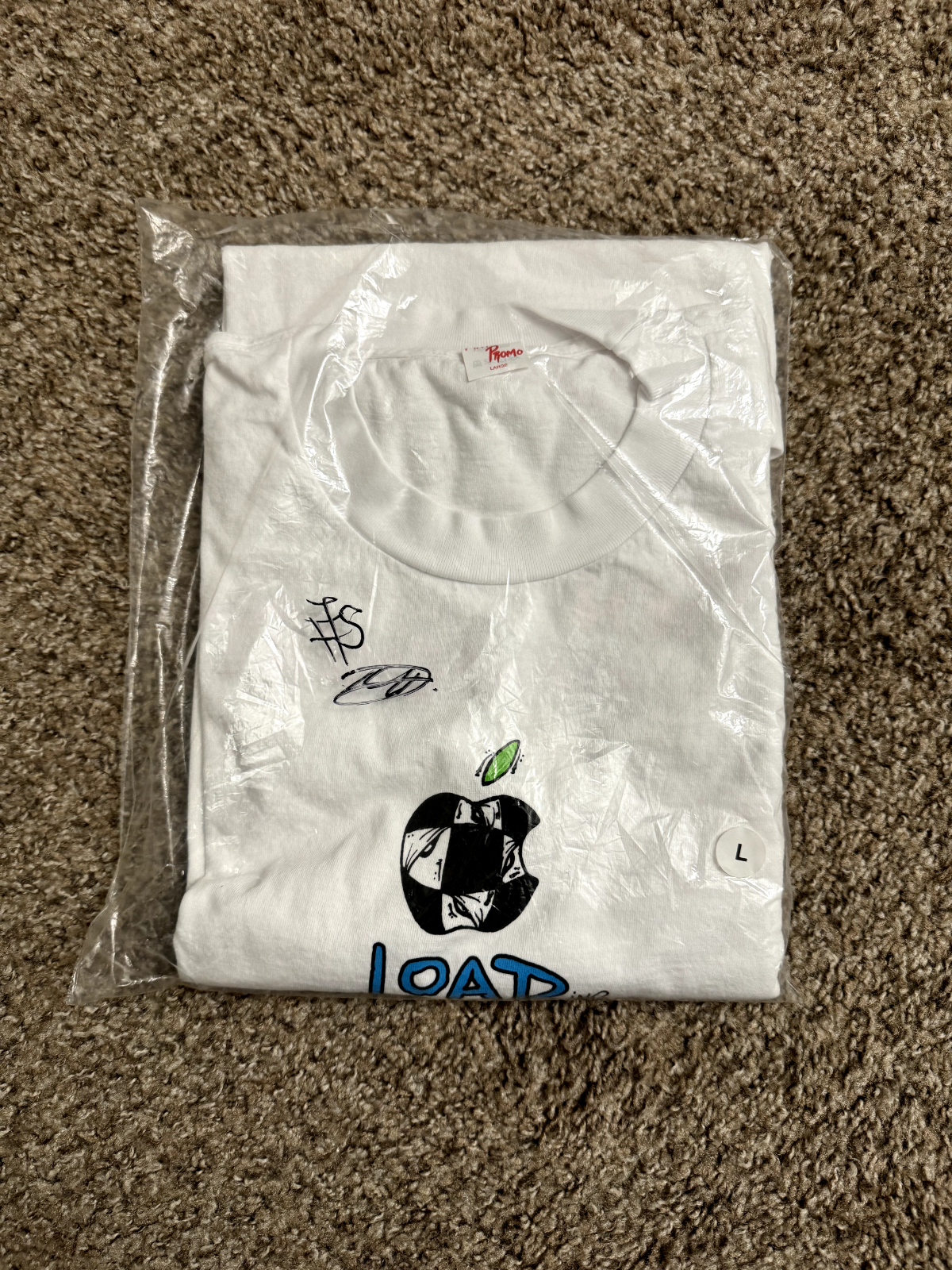 SIGNED Matty Boy Chrome Hearts x Honor Fraser “Loading” Exclusive T-shirt Sz L