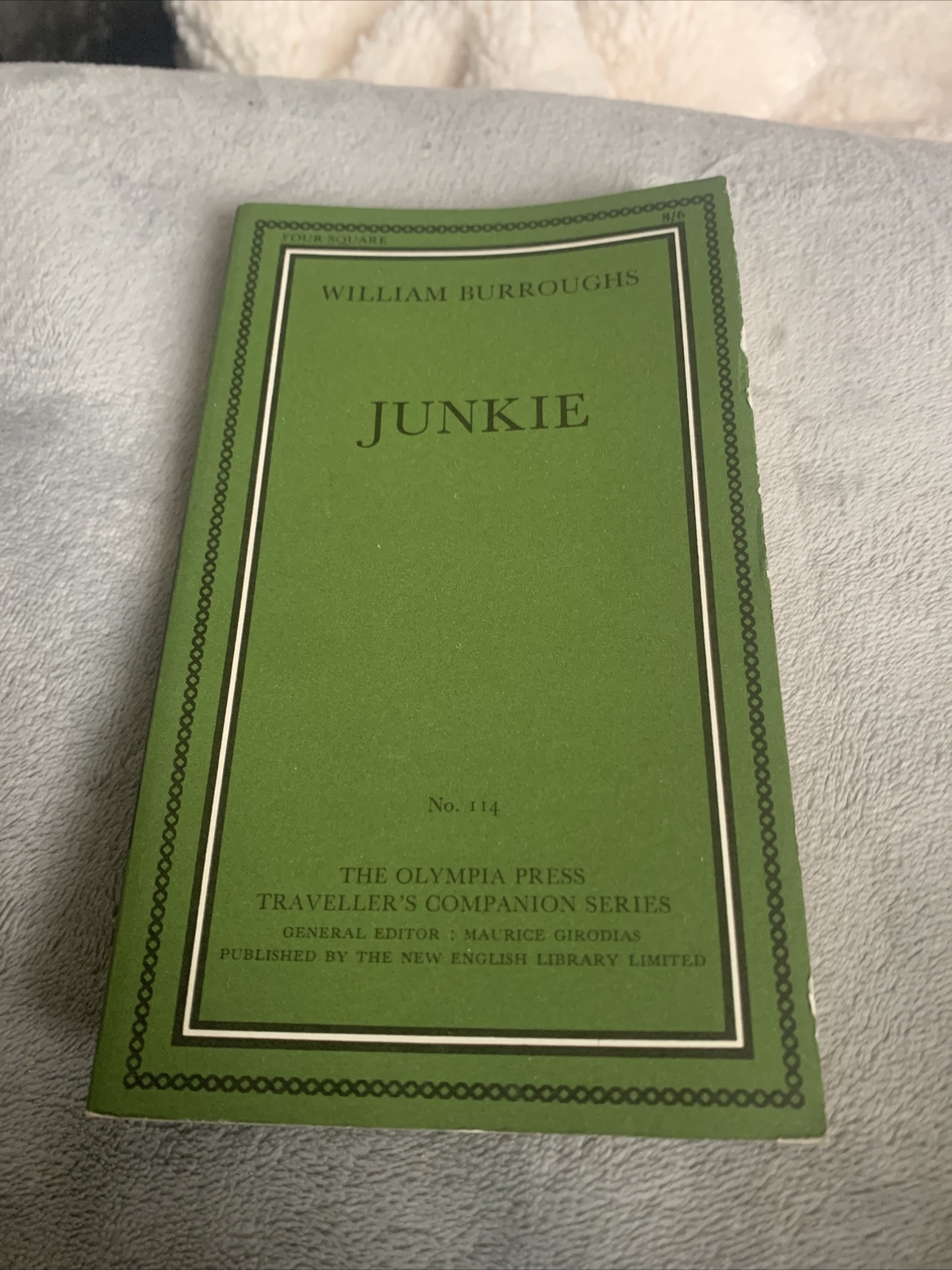 JUNKIE by WILLIAM BURROUGHS (Olympia Press edition pub. UK 1966) Nice
