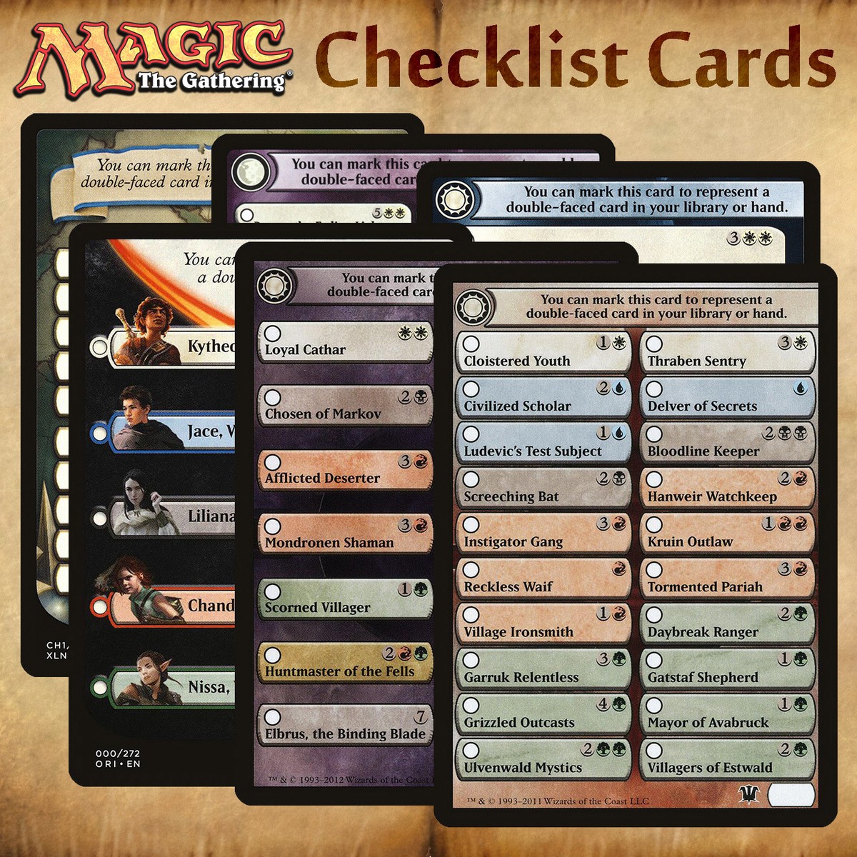 mtg innistrad checklist card Magic Cards: SHADOWS OVER Common (You can mark this card to represent a double I bought the leaked Shadows