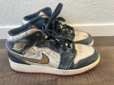 Nike Air Jordan 1 Mid SE AJ1 Take Flight Kids Youth Casual Shoes FN1353-400