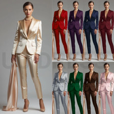 2 Pcs Women Suits Office Ladies Jacket Pants Party Prom Custom Women Suit Sets