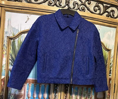 Msgm Sz IT 42 US Sz 8 Laced Moto Zip Jacket