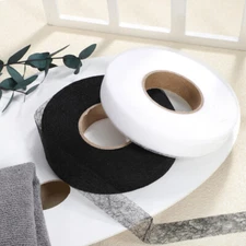 2 Rolls Iron Hem Tape Fabric Fusible for Dress No Need to Double Sided