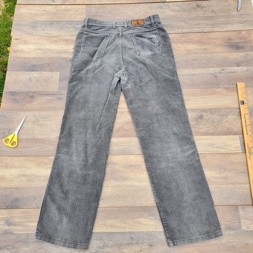 Vintage Alpha Pacific Jeanswear Company San Francisco corduroy gray pants 34 - Picture 10 of 16