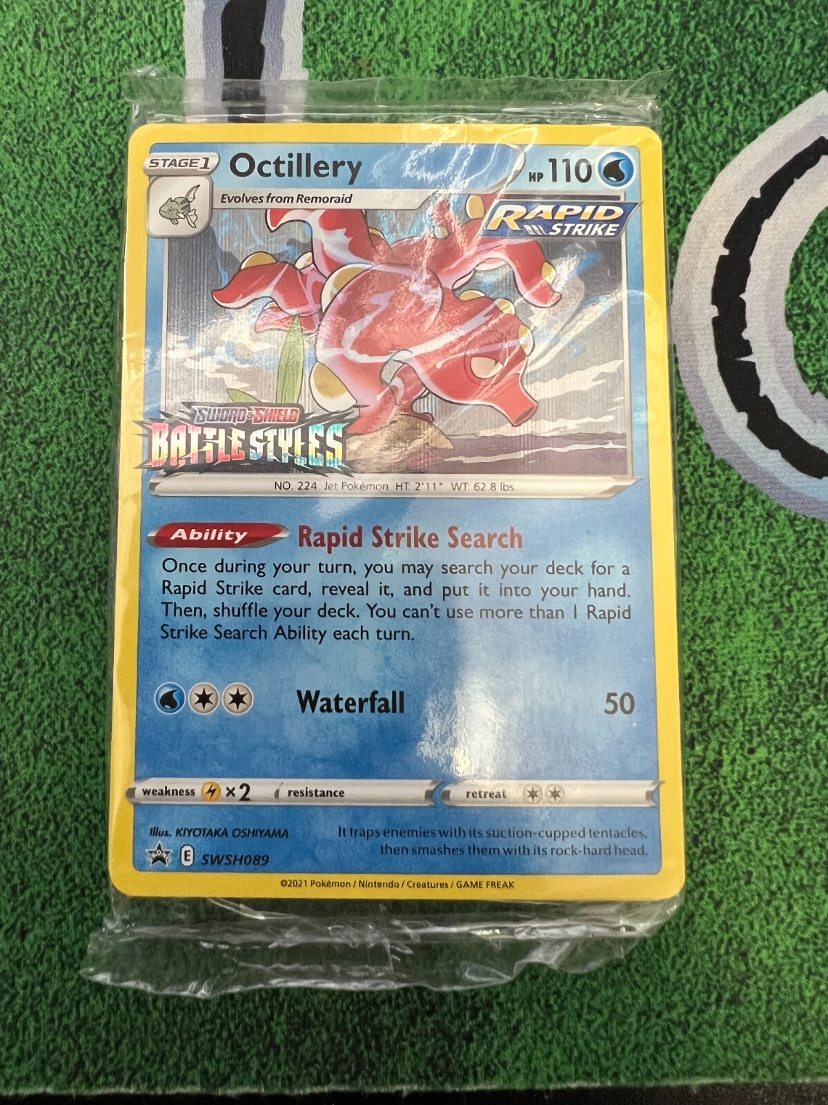 Pokemon SEALED Octillery SWSH089 SWSH Battle Styles Prerelease Promo Pack!!