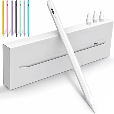 Stylus Pen for iPad 2018-2025, Apple Pencil for iPad 11th A16/10/9/8/7/6 Gen US