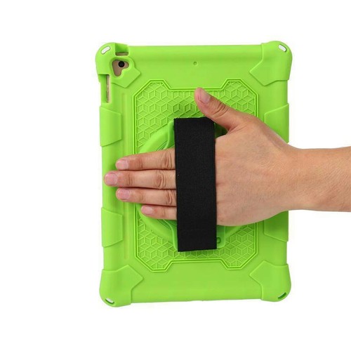 Soft Silicone Stand Handle Case Cover + Strap For iPad 5th 6th Gen Air 1 2 9.7" - 第 64/103 張圖片