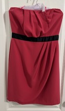 The Limited Womens Strapless Hot Pink Mini Cocktail Dress Size 6