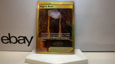 Magma Basin 185/172 - Pokemon TCG Brilliant Stars (2022) - Gold Secret Rare  - NM